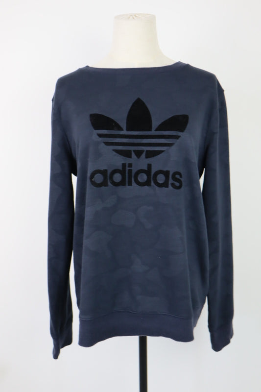 ADIDAS FELPA MAGLIA DONNA Tg 44 WOMAN CASUAL VINTAGE SPORT SWEATSHIRT