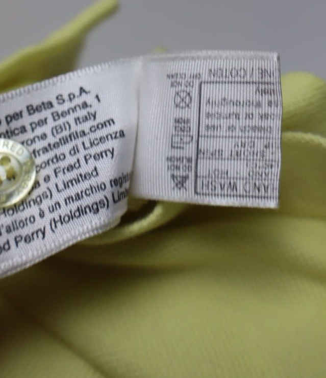 FRED PERRY POLO MAGLIA UOMO COTONE 42" 107CM MAN COTTON T-SHIRT CASUAL VINTAGE
