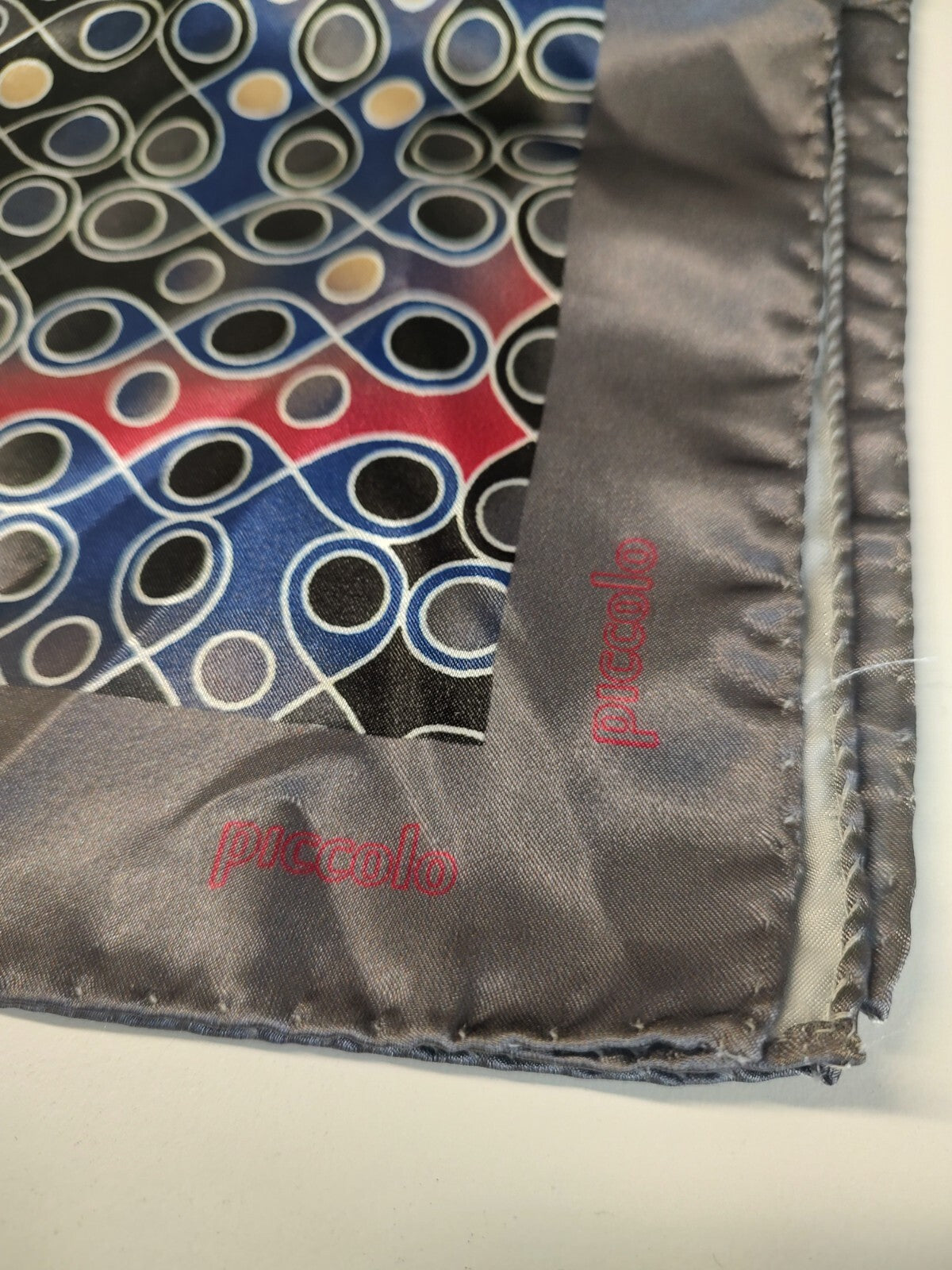 PICCOLO  FOULARD 100% SILK SETA SCARVES SCARF SQUARE MADE ITALY
