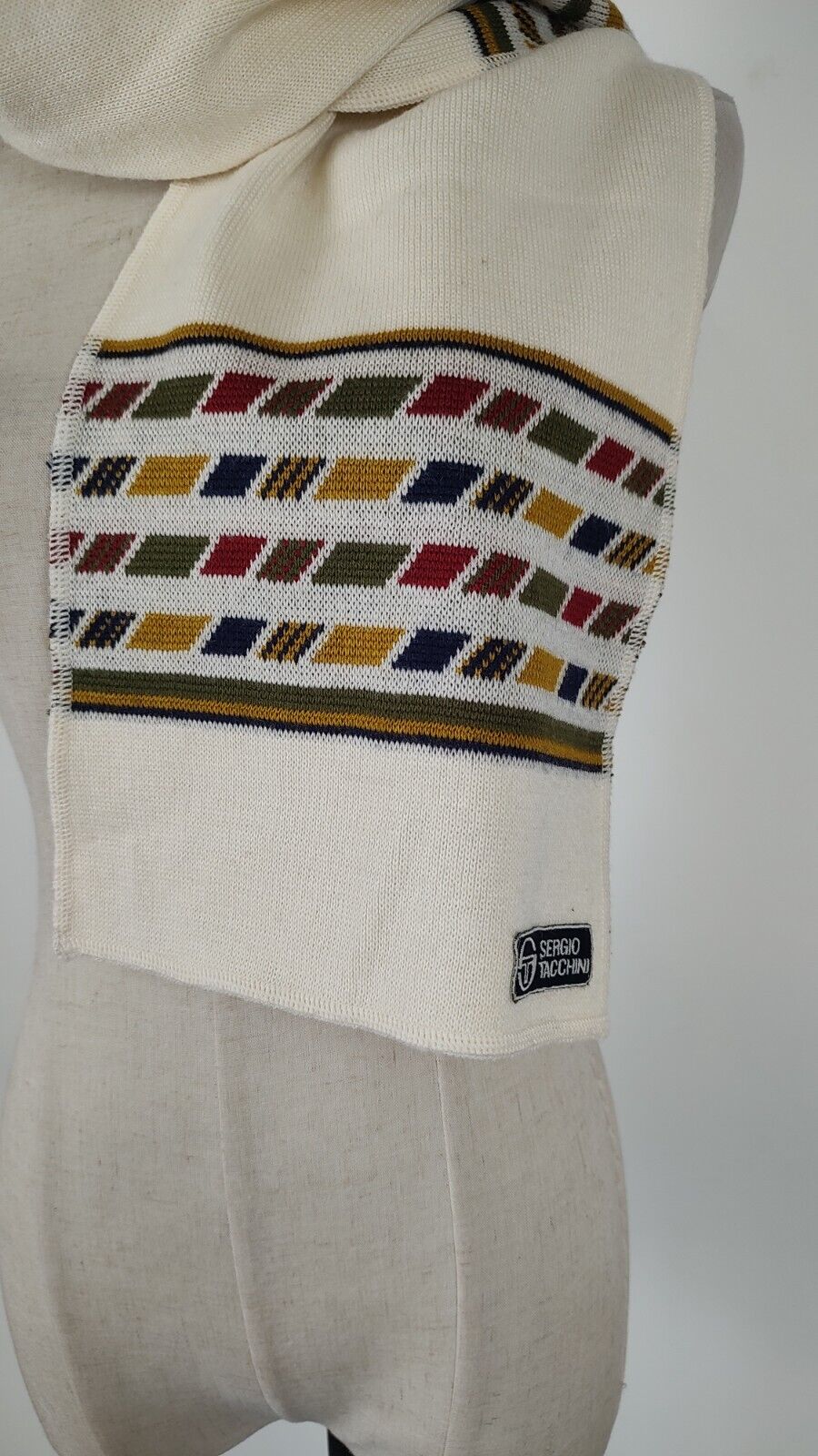 SERGIO TACCHINI SCIARPA UOMO DONNA WOMAN MAN VINTAGE CASUAL SCARF LANA