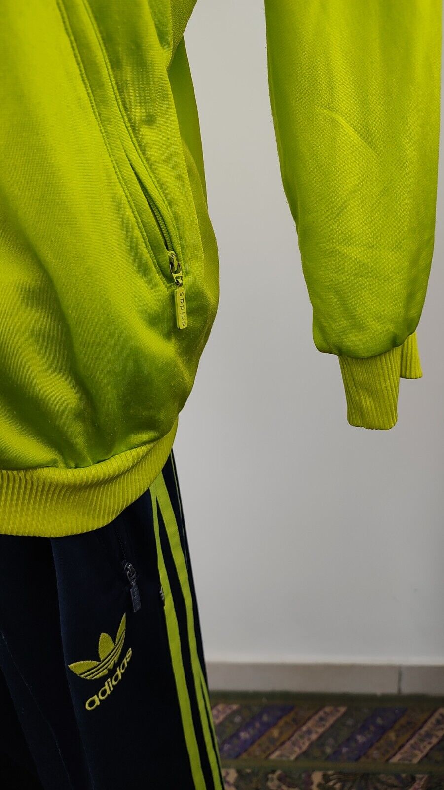 ADIDAS TUTA COMPLETA DUE PEZZI Tg. 5 TRACKSUIT JACKET PANTS UOMO SPORT