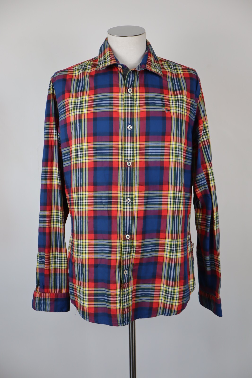 NAPAPIJRI CAMICIA SHIRT UOMO Tg XL MAN VINTAGE CASUAL COTONE