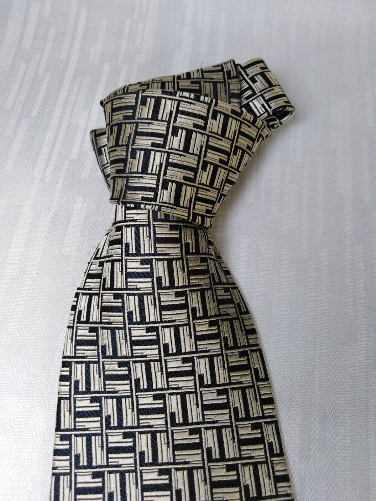 ENRICO COVERI 100% SETA SILK TIE CRAVATTA NECKTIE ITALY VINTAGE CLASSIC UOMO