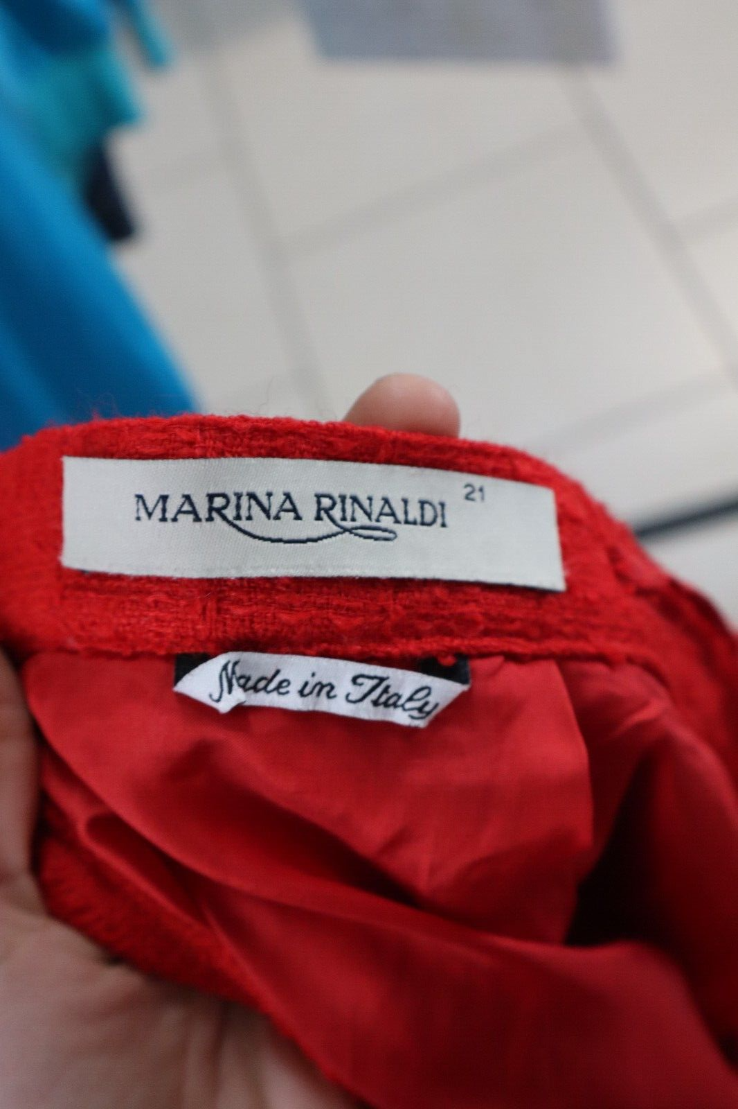 MARINA RINALDI GONNA DONNA WOMAN SKIRT Tg. 21 VINTAGE CASUAL