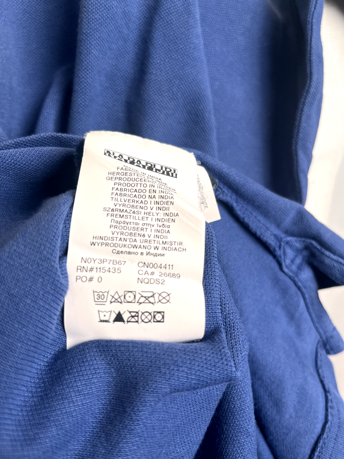 NAPAPIJRI MAGLIA POLO UOMO TG. L MAN SHIRT CASUAL VINTAGE COTONE COTTON
