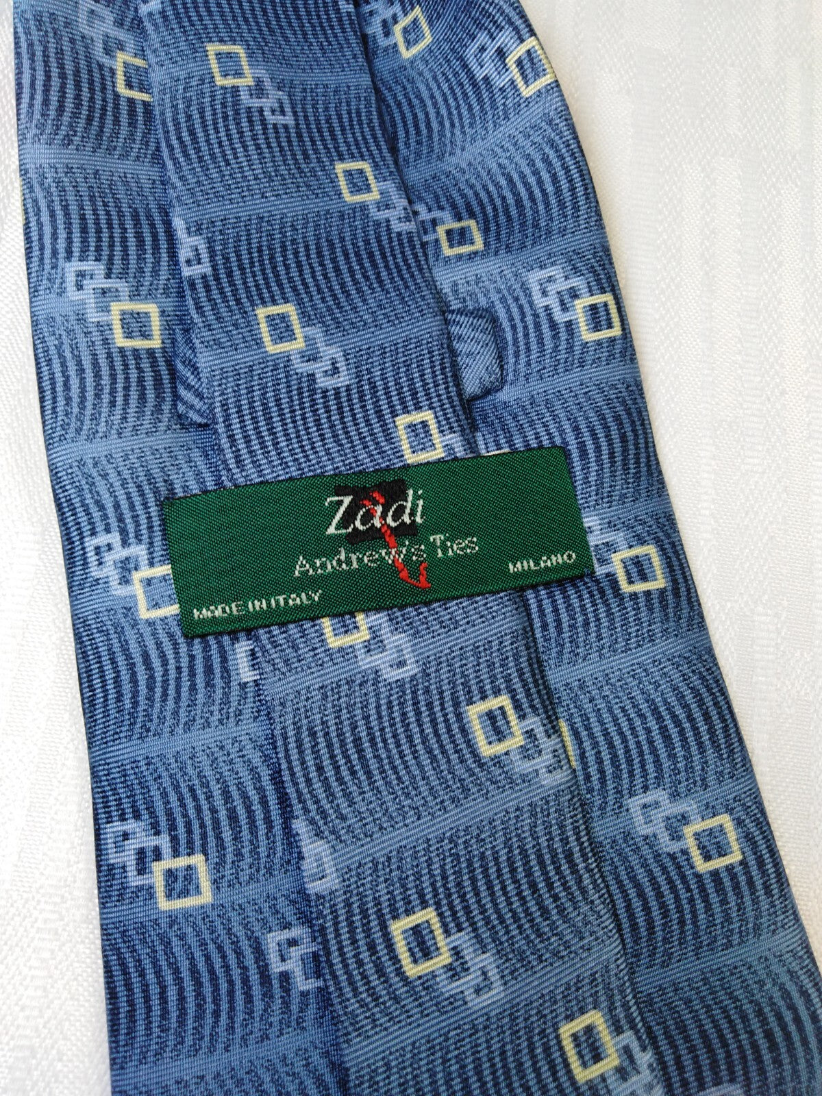 ANDREW'S TIE MILANO 100% SILK TIE SETA CRAVATTA NECKTIE MADE IN ITALY