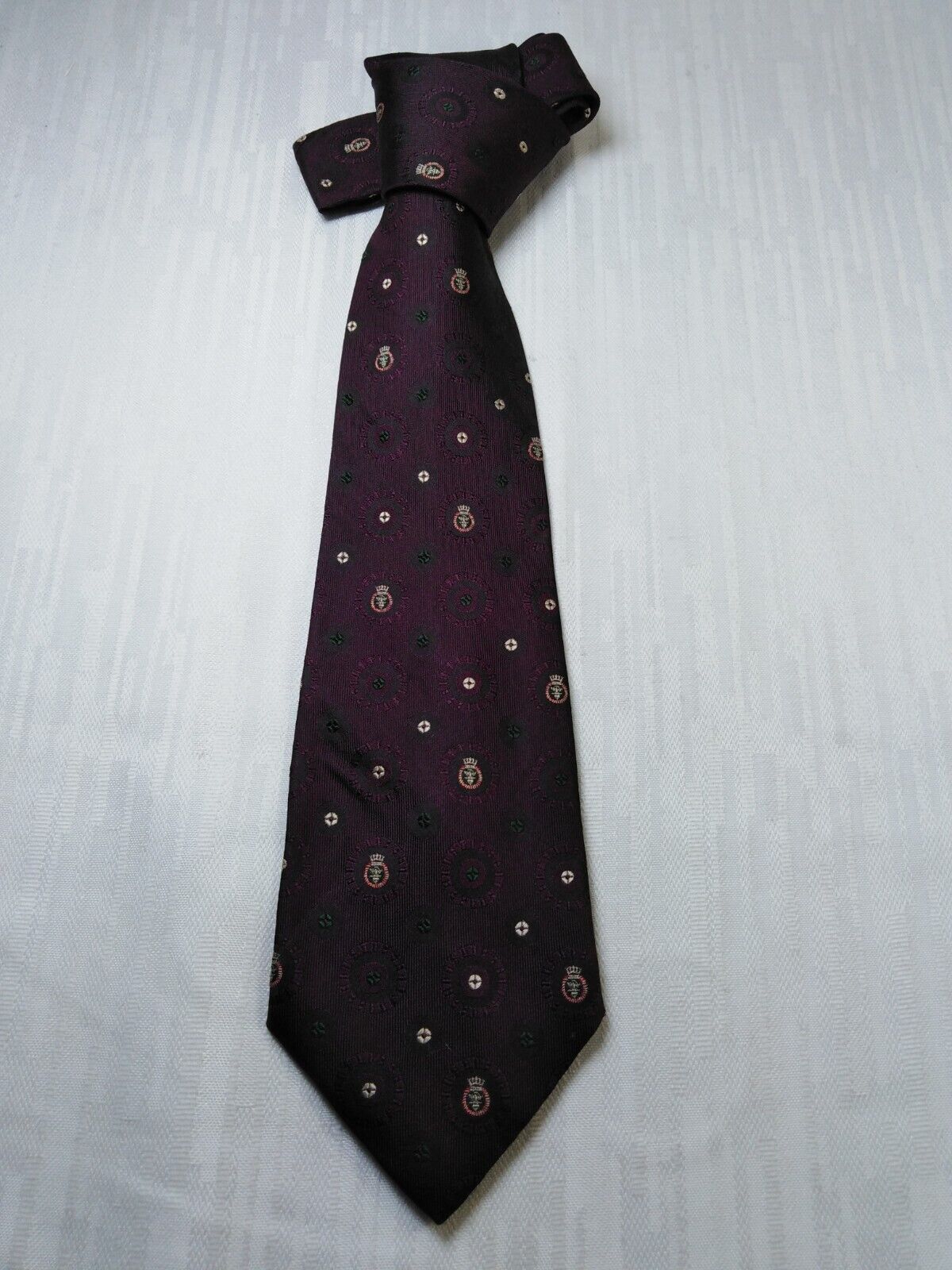 PIERRE BALMAIN 100% SILK TIE SETA CRAVATTA NECKTIE ITALY VINTAGE CLASSIC