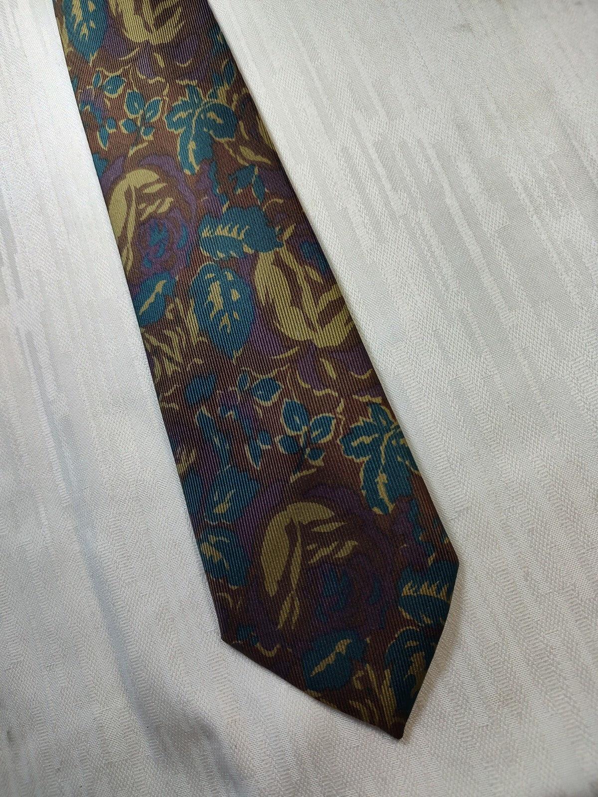 LES COPAINS 100% SILK TIE SETA CRAVATTA NECKTIE MADE IN ITALY CLASSIC