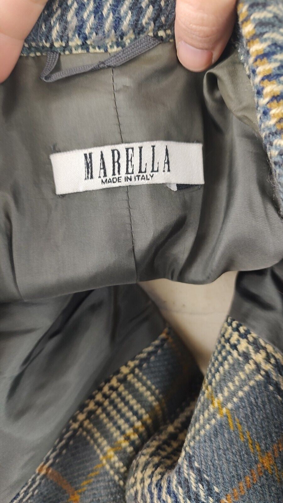 MARELLA GIACCA LANA DONNA Tg 44 WOMAN CASUAL VINTAGE JACKET SUIT