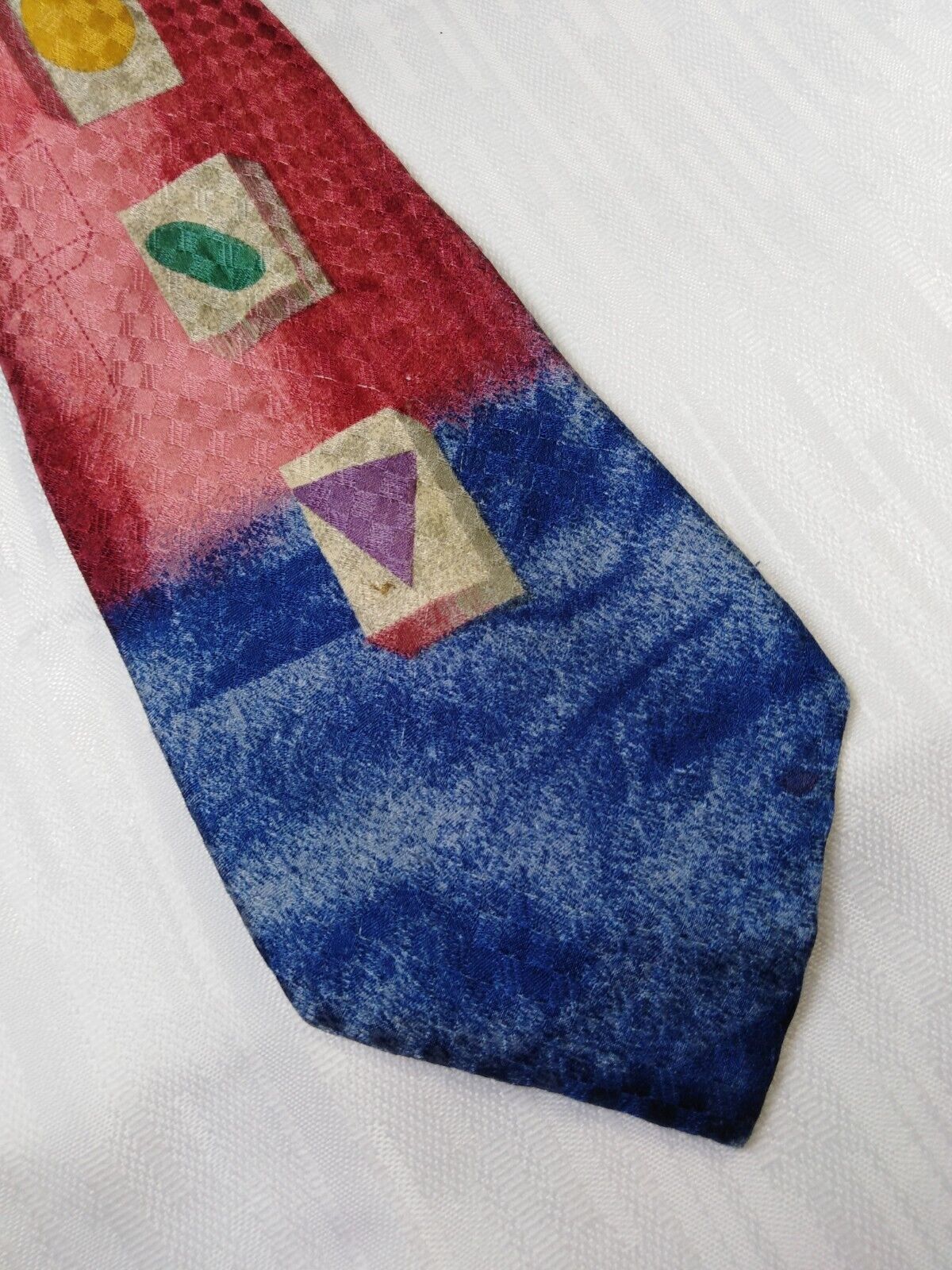 D'AMBROSIO 100% SETA SILK TIE CRAVATTA NECKTIE ITALY VINTAGE CLASSIC