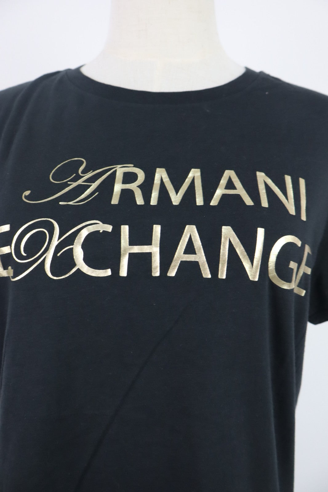 ARMANI EXCHANGE MAGLIA DONNA TG. XL WOMAN CASUAL VINTAGE T-SHIRT TOP COTONE