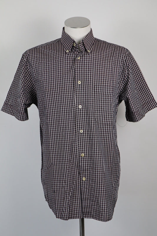 NORTH POLE CAMICIA UOMO TG M MAN SHIRT CASUAL VINTAGE COTONE