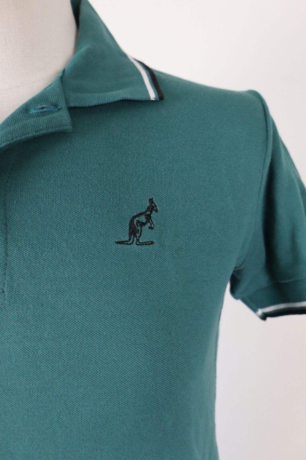 AUSTRALIAN MAGLIA POLO UOMO TG M MAN T-SHIRT CASUAL VINTAGE COTONE