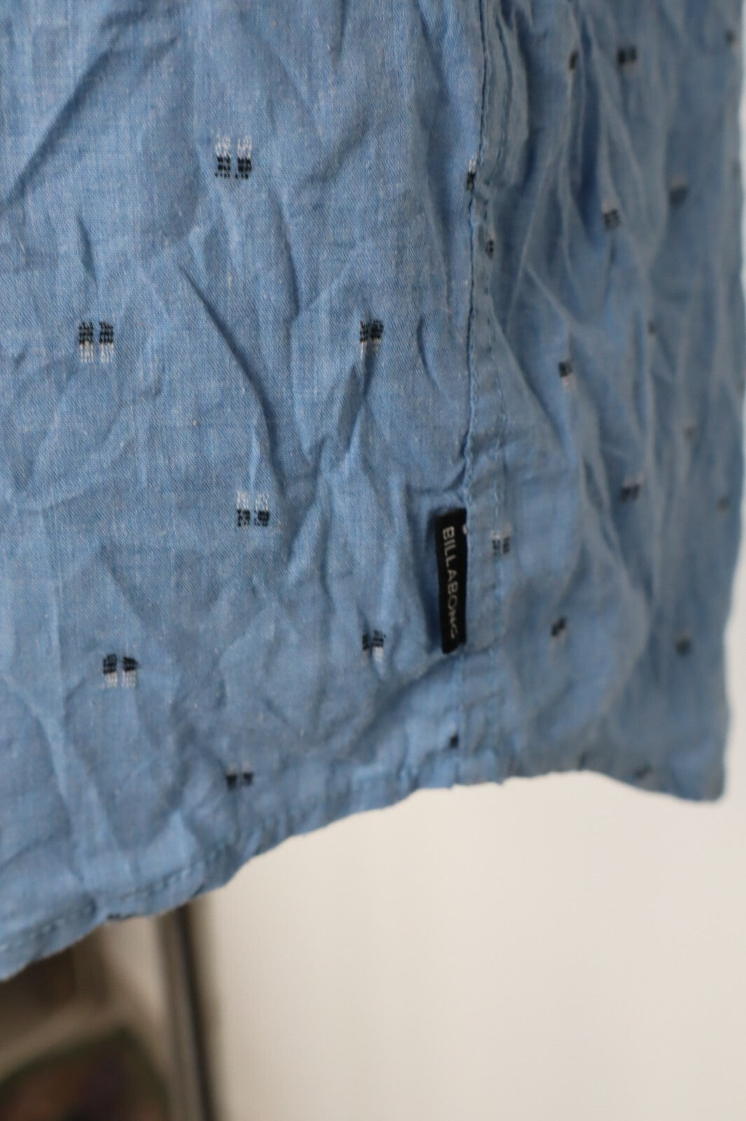 BILLABONG CAMICIA UOMO COTONE TG. M MAN CASUAL VINTAGE COTTON SHIRT