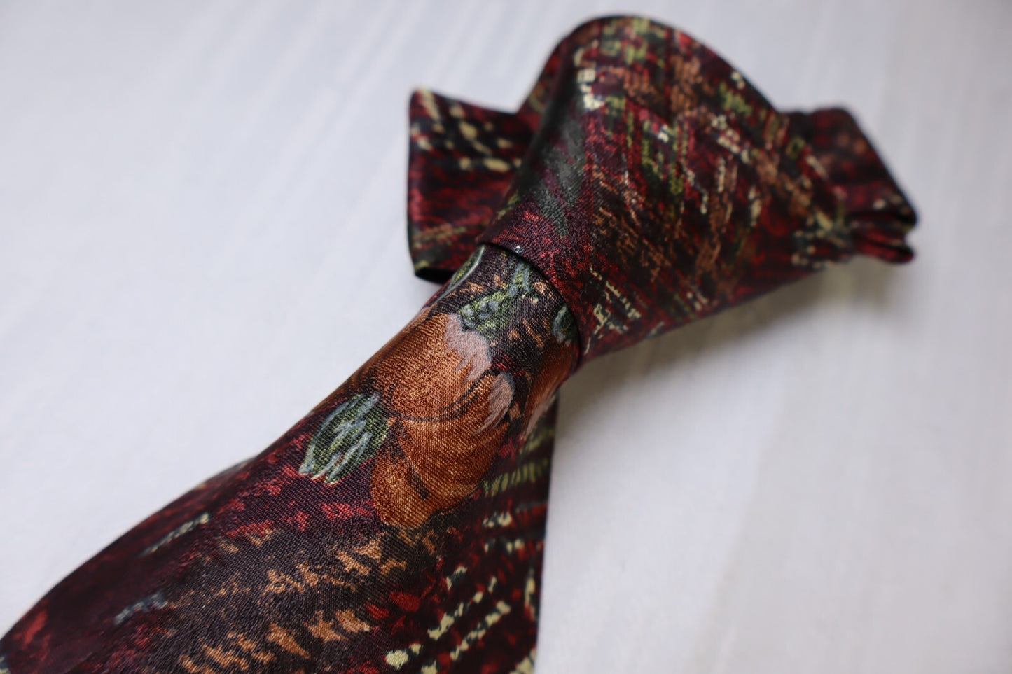 LAURA BIAGIOTTI 100% SILK TIE SETA CRAVATTA NECKTIE MADE IN ITALY CLASSIC