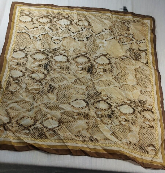 FOULARD 100% SILK SETA SCARVES SCARF SQUARE MADE IN ITALY