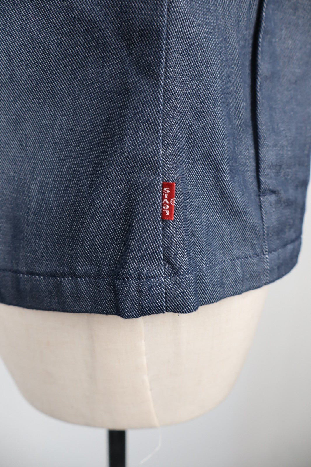 LEVI'S STAPREST GIUBBINO JEANS DENIM DONNA S WOMAN CASUAL VINTAGE JACKET LEGGERO