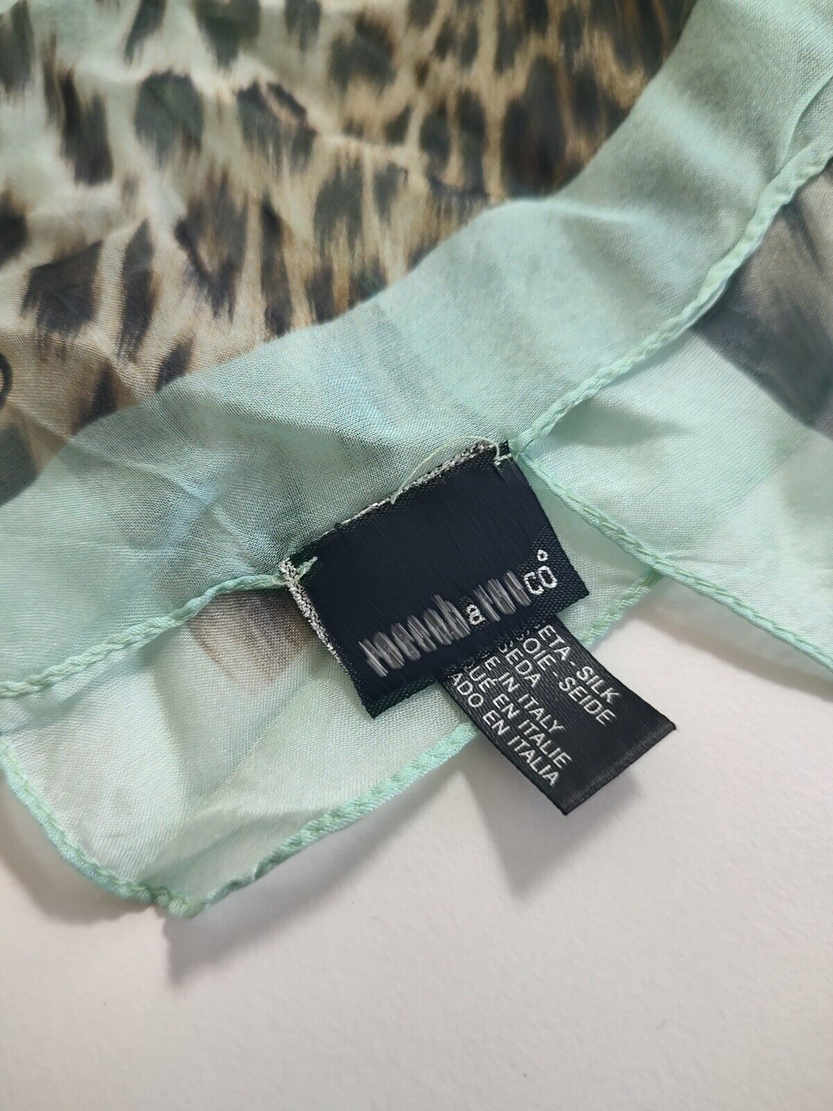 ROCCOBAROCCO FOULARD 100% SILK SETA SCARVES SCARF SQUARE MADE IN ITALY