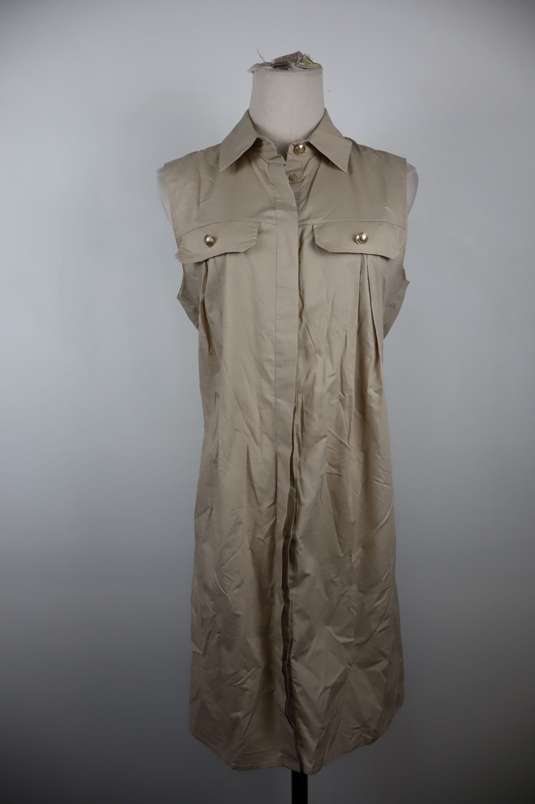 GAUDI JEANS VESTITO ABITO A CAMICIA DONNA TG. 44 WOMAN CASUAL VINTAGE DRESS