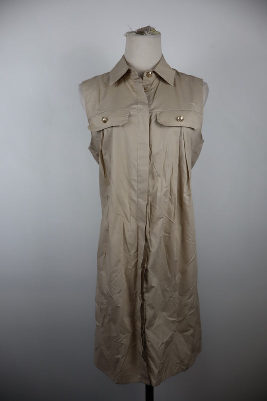 GAUDI JEANS VESTITO ABITO A CAMICIA DONNA TG. 44 WOMAN CASUAL VINTAGE DRESS