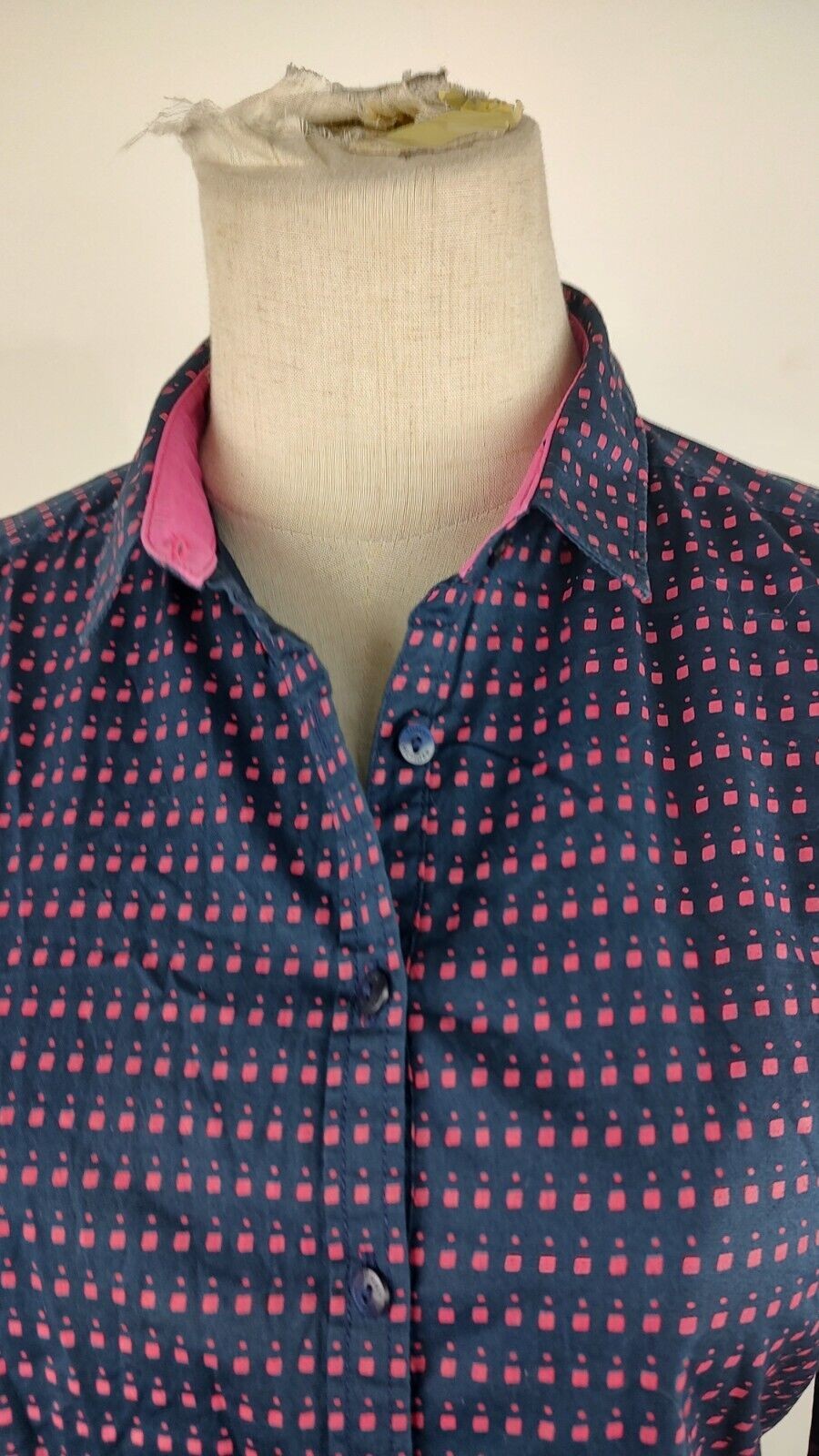 TOMMY HILFIGER CAMICIA DONNA TG. 4 WOMAN SHIRT CASUAL VINTAGE COTONE