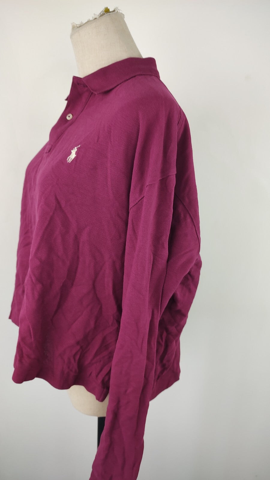 RALPH LAUREN POLO DONNA COTONE TG. M WOMAN SHIRT CASUAL VINTAGE COTTON
