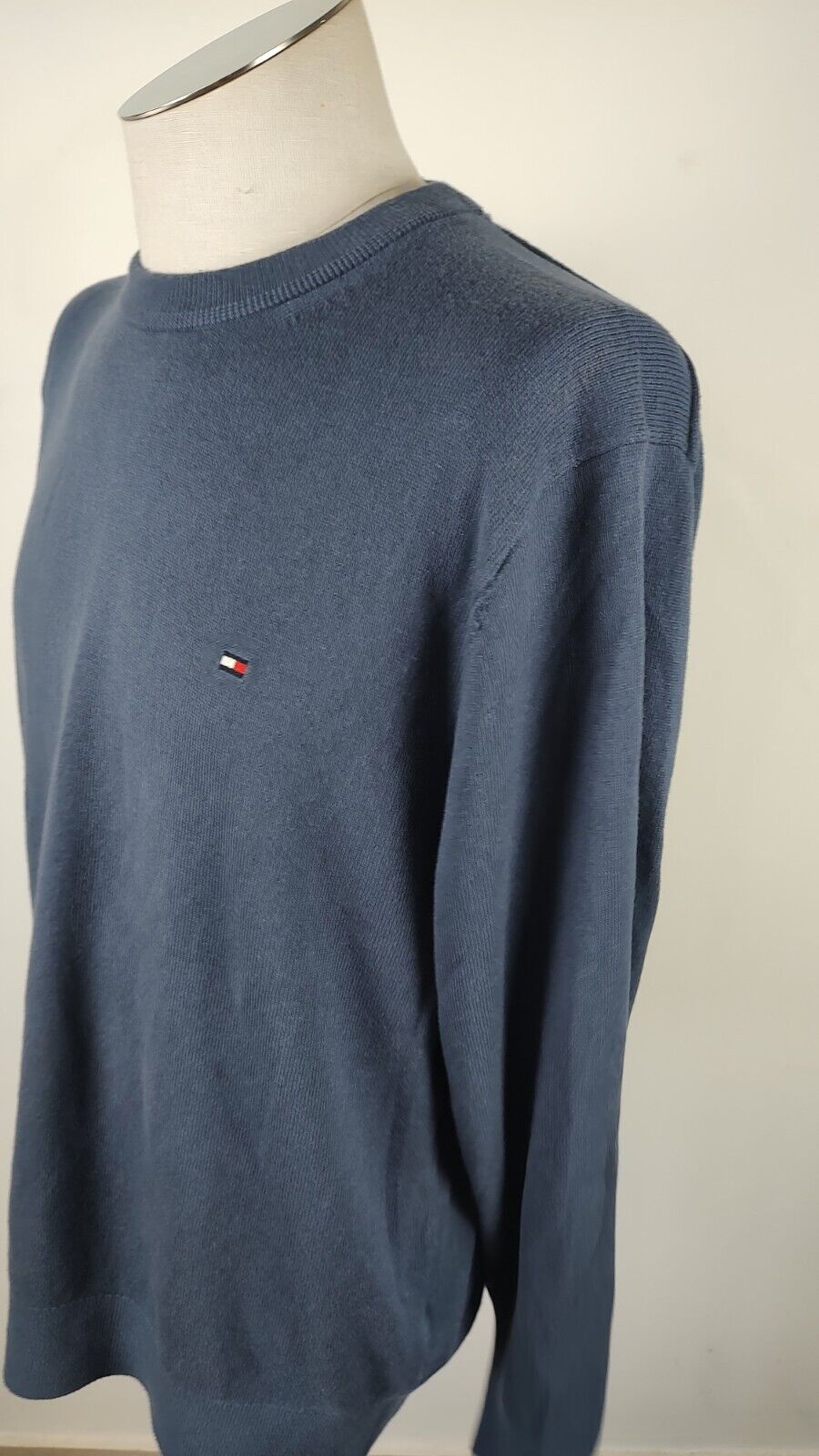 TOMMY HILFIGER MAGLIONE UOMO Tg. XL MAN SWEATER CASUAL VINTAGE CASHMERE