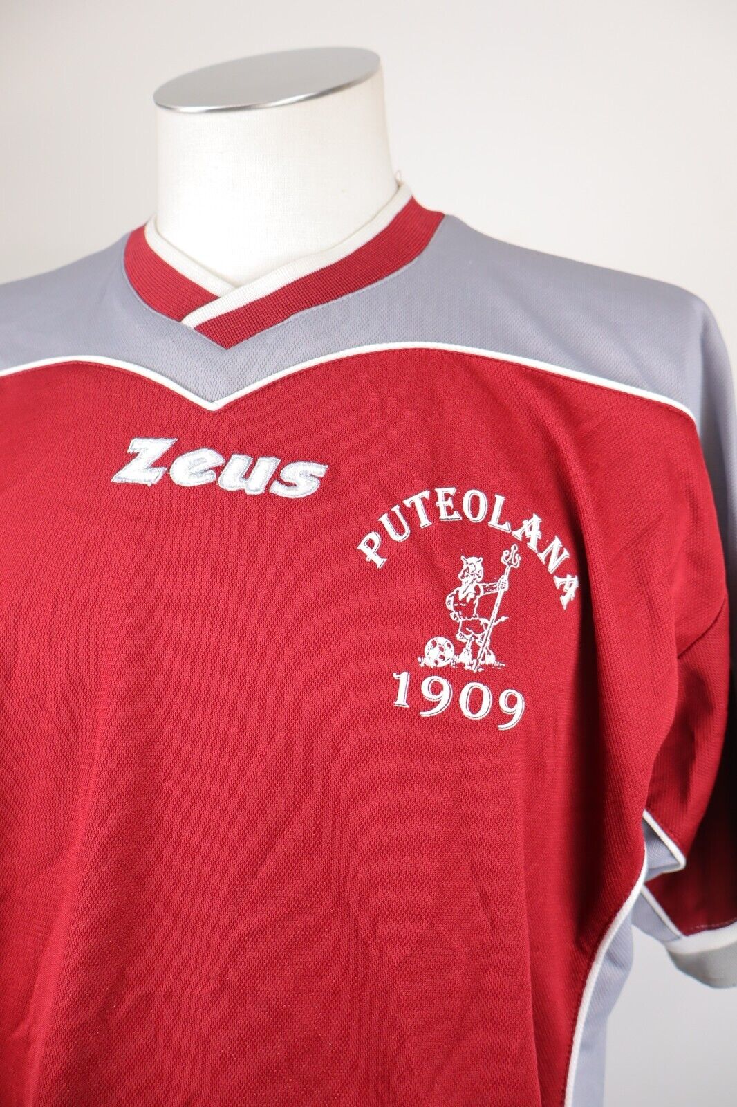 ZEUS PUTEOLANA N 17 MAGLIA CALCIO UOMO XL SOCCER TRIKOT MAN JERSEY VINTAGE