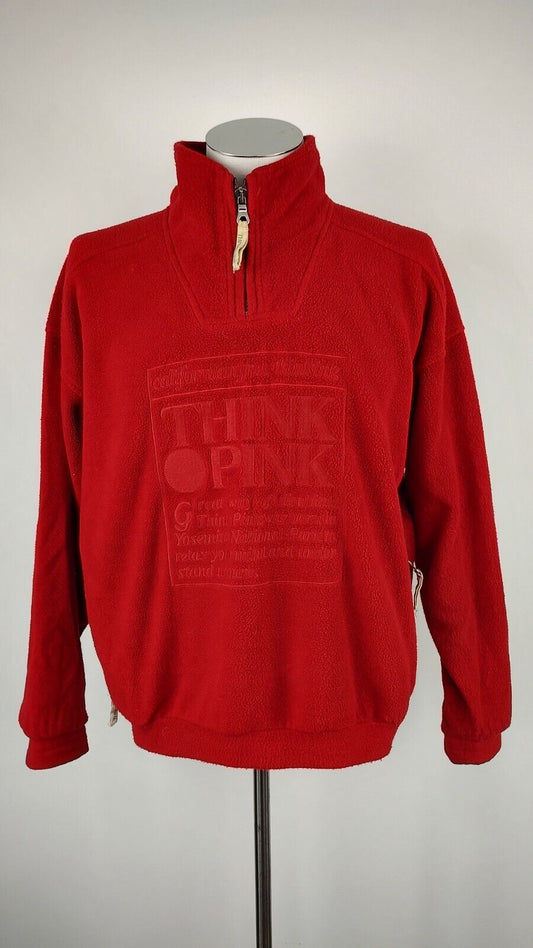 THINK PINK FELPA UOMO Tg S MAN SPORT JACKET SWEATSHIRT VINTAGE