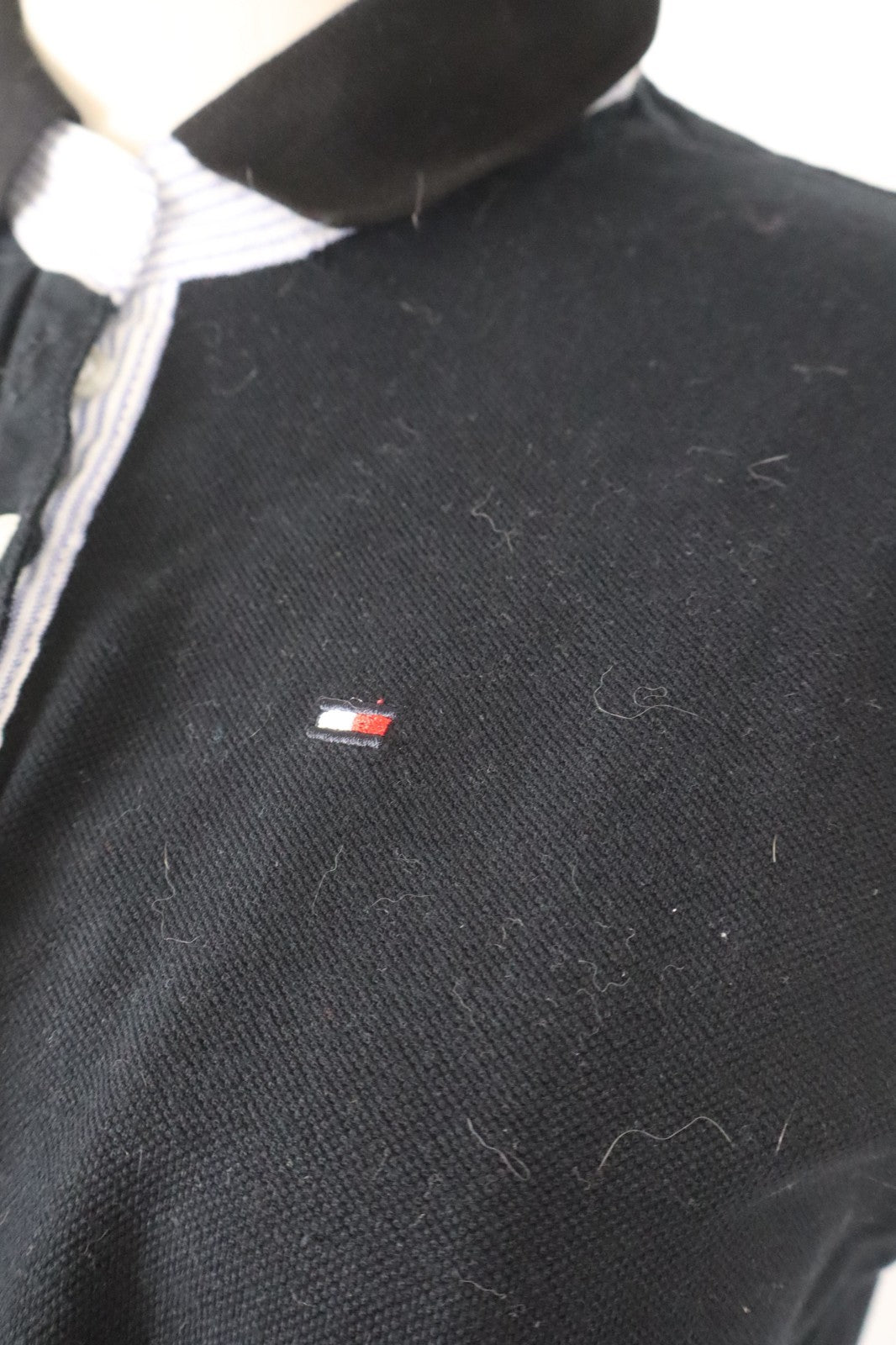 TOMMY HILFIGER POLO MAGLIA DONNA COTONE TG M WOMAN SHIRT CASUAL VINTAGE