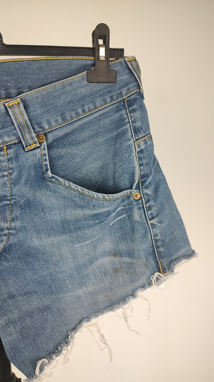 LEVI'S PANTALONCINO DENIM JEANS DONNA TG W29 WOMAN VINTAGE SHORTS