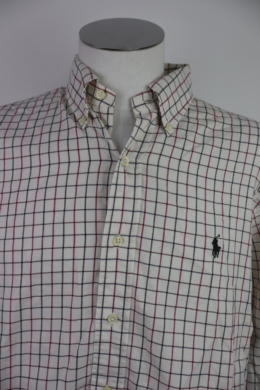 POLO RALPH LAUREN CAMICIA UOMO TG. XL MAN CASUAL VINTAGE SHIRT COTONE COTTON