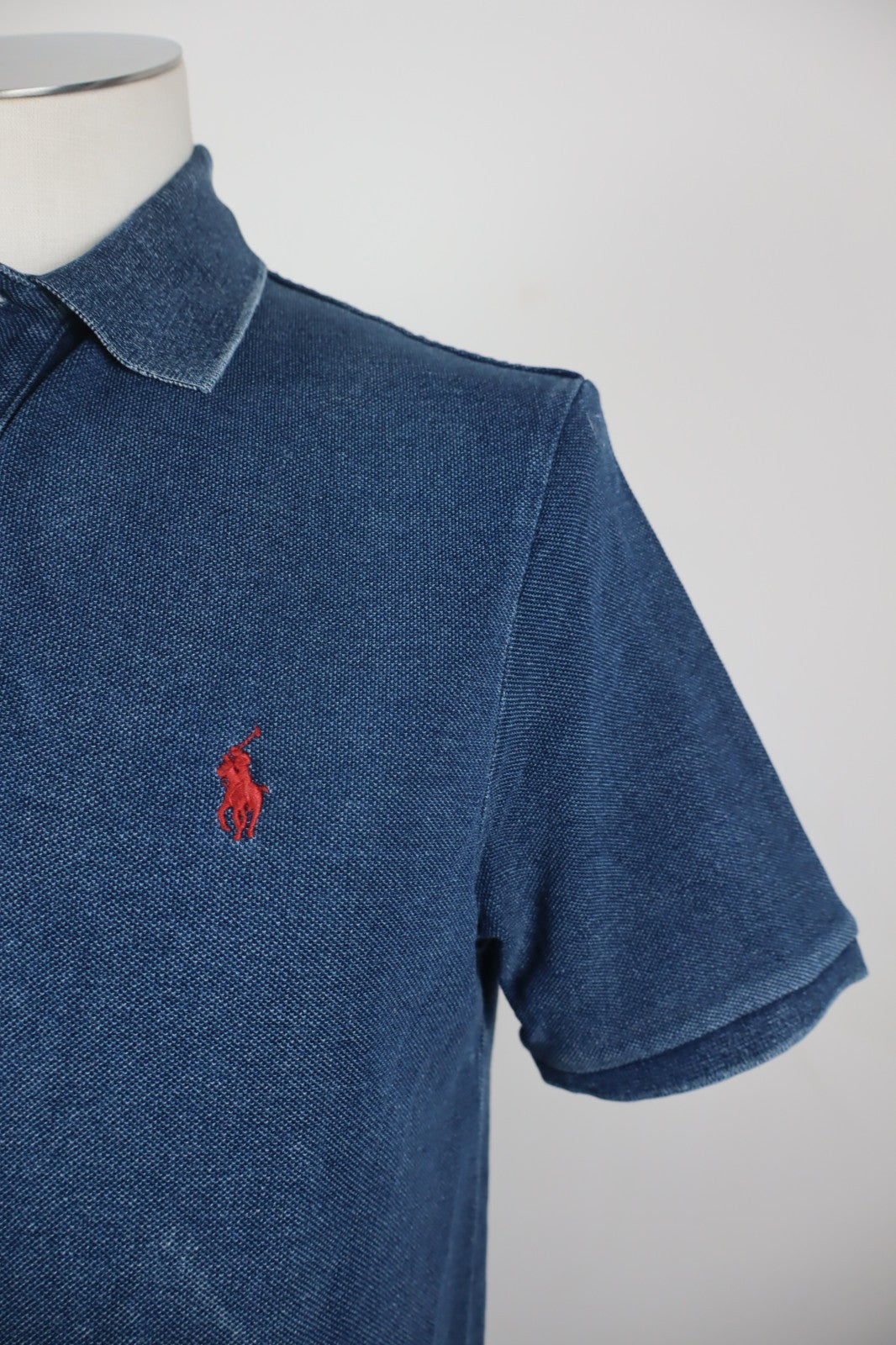 RALPH LAUREN MAGLIA POLO UOMO COTONE TG S MAN COTTON SHIRT CASUAL VINTAGE LOGO