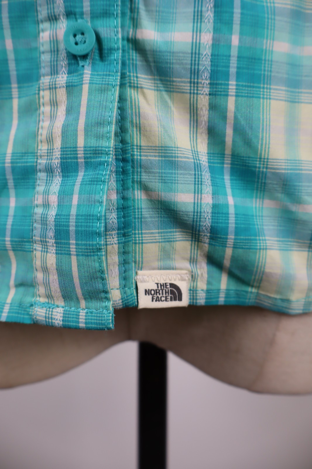 THE NORTH FACE CAMICIA DONNA TG. XS WOMAN SHIRT CASUAL VINTAGE COTONE COTTON