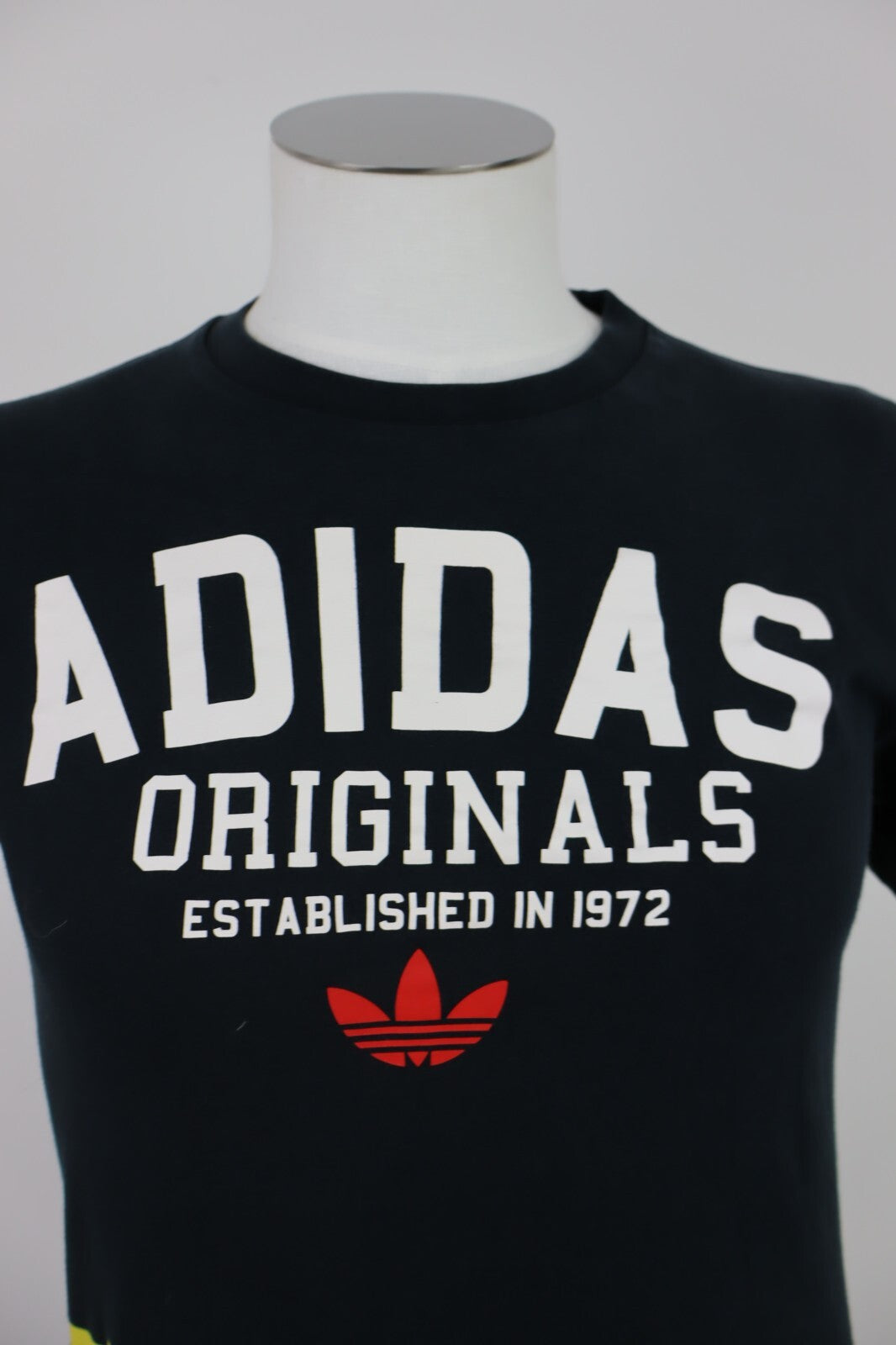 ADIDAS MAGLIA UOMO COTONE TG S MAN COTTON T-SHIRT CASUAL VINTAGE
