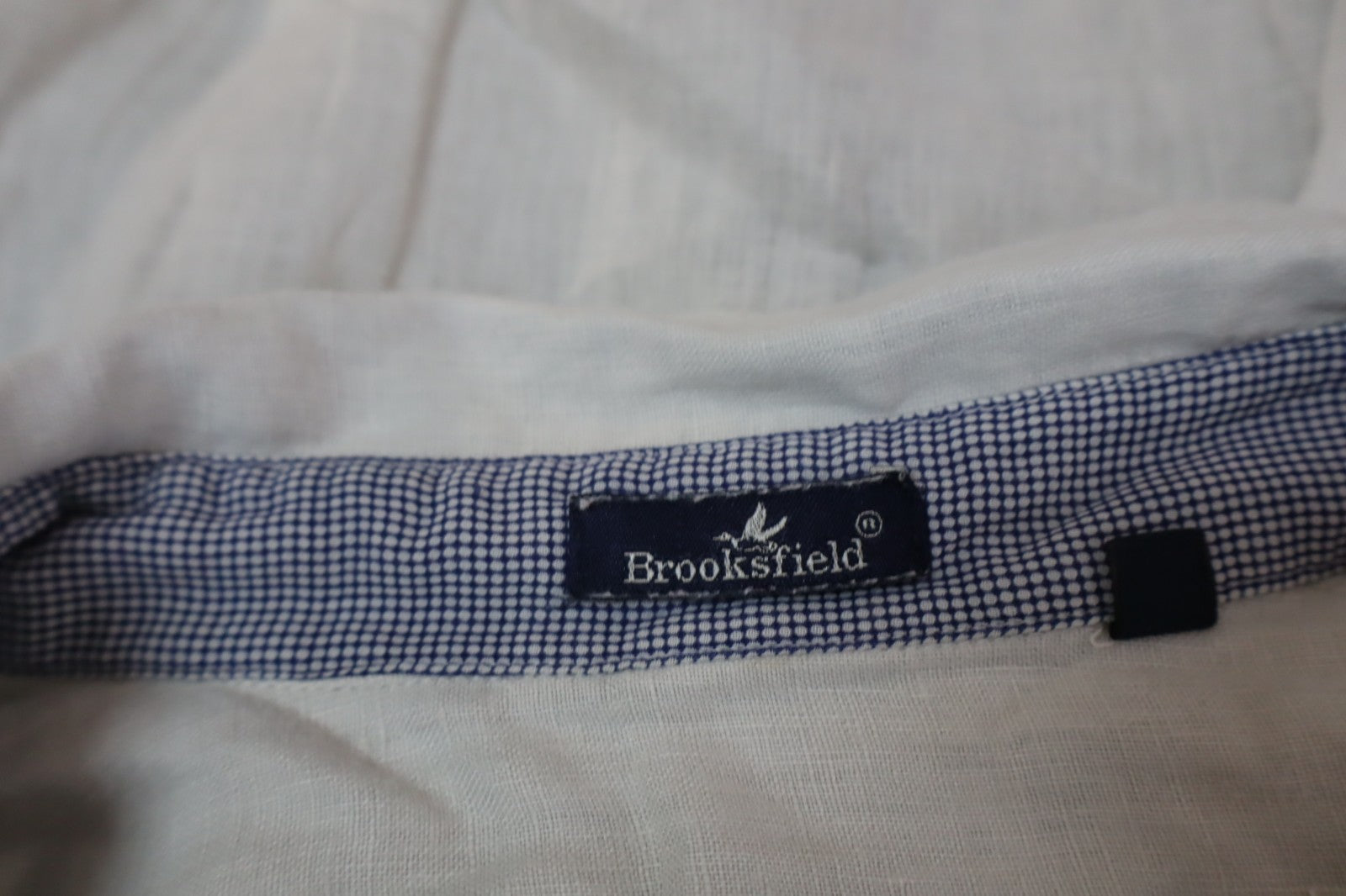 BROOKSFIELD CAMICIA  DONNA TG. 44 WOMAN SHIRT CASUAL VINTAGE LINO MANICHE 3/4