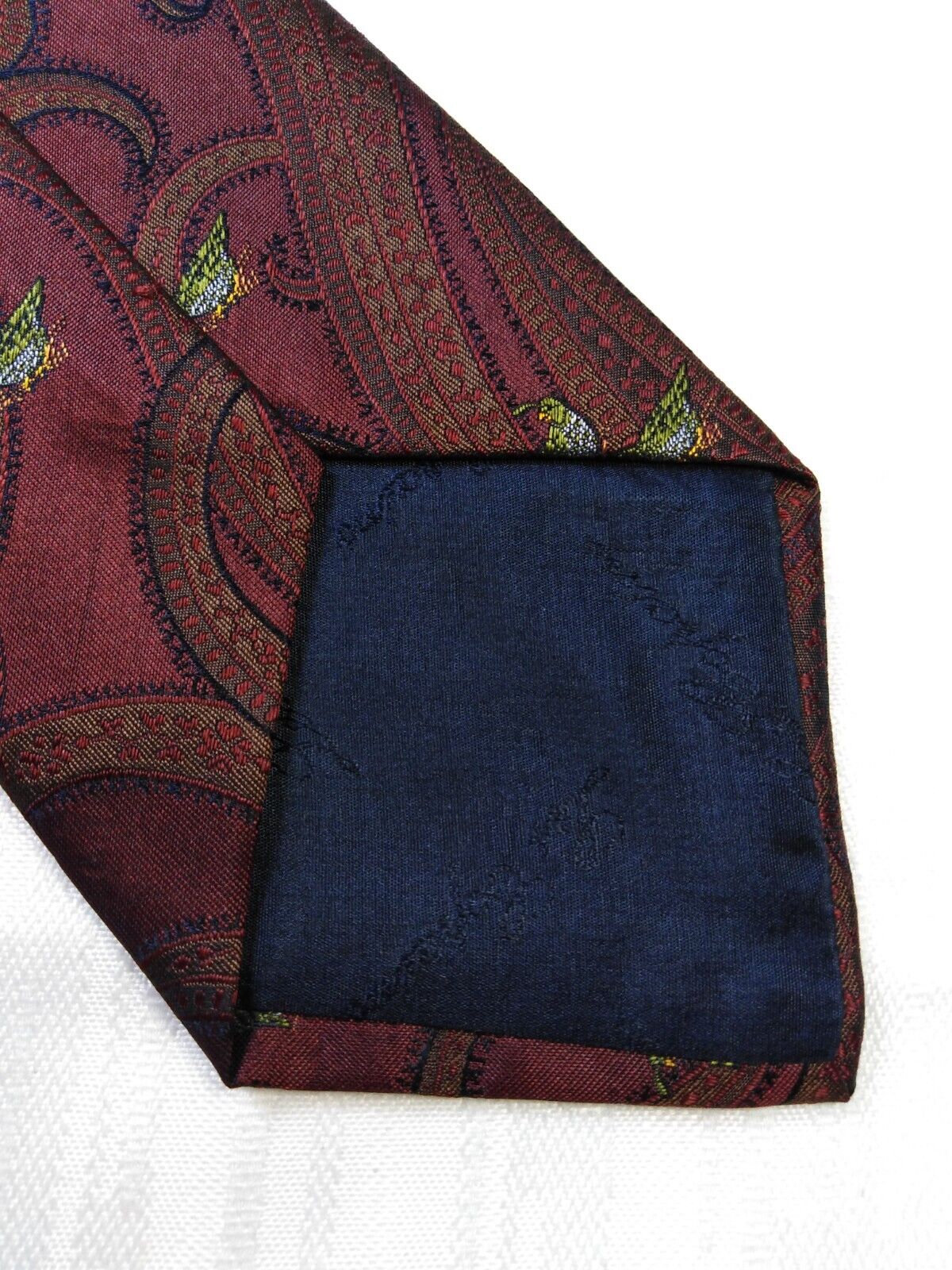 LES COPAINS 100% SETA SILK TIE CRAVATTA NECKTIE ITALY VINTAGE CLASSIC