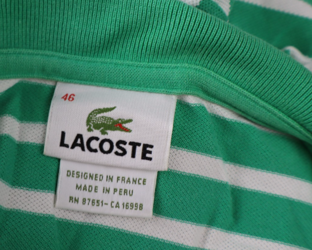 LACOSTE POLO MAGLIA DONNA COTONE TG. 46 WOMAN SHIRT CASUAL VINTAGE COTTON LOGO