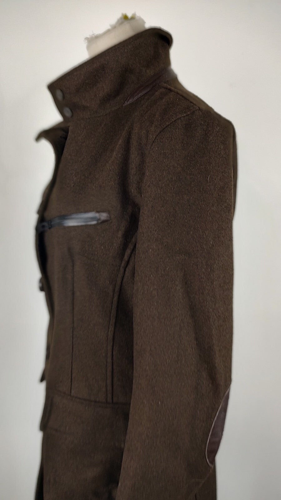 TIMBERLAND CAPPOTTO DONNA Tg L WOMAN LANA COAT VINTAGE CASUAL ITALY POLIURETANO