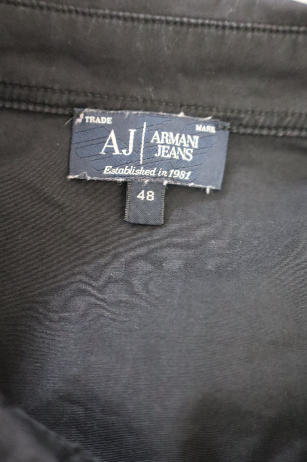 AJ ARMANI JEANS CAMICIA DONNA TG. 48 WOMAN SHIRT CASUAL VINTAGE  COTONE