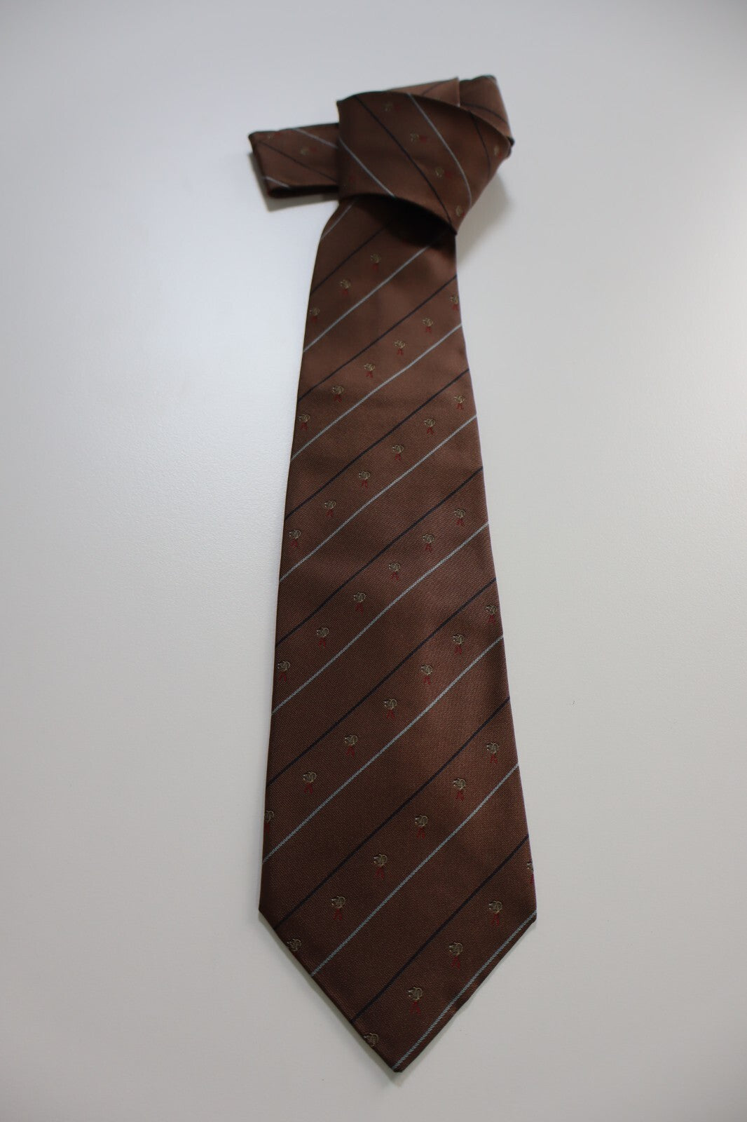 LES COPAINS 100% SILK TIE SETA CRAVATTA NECKTIE MADE IN ITALY CLASSIC