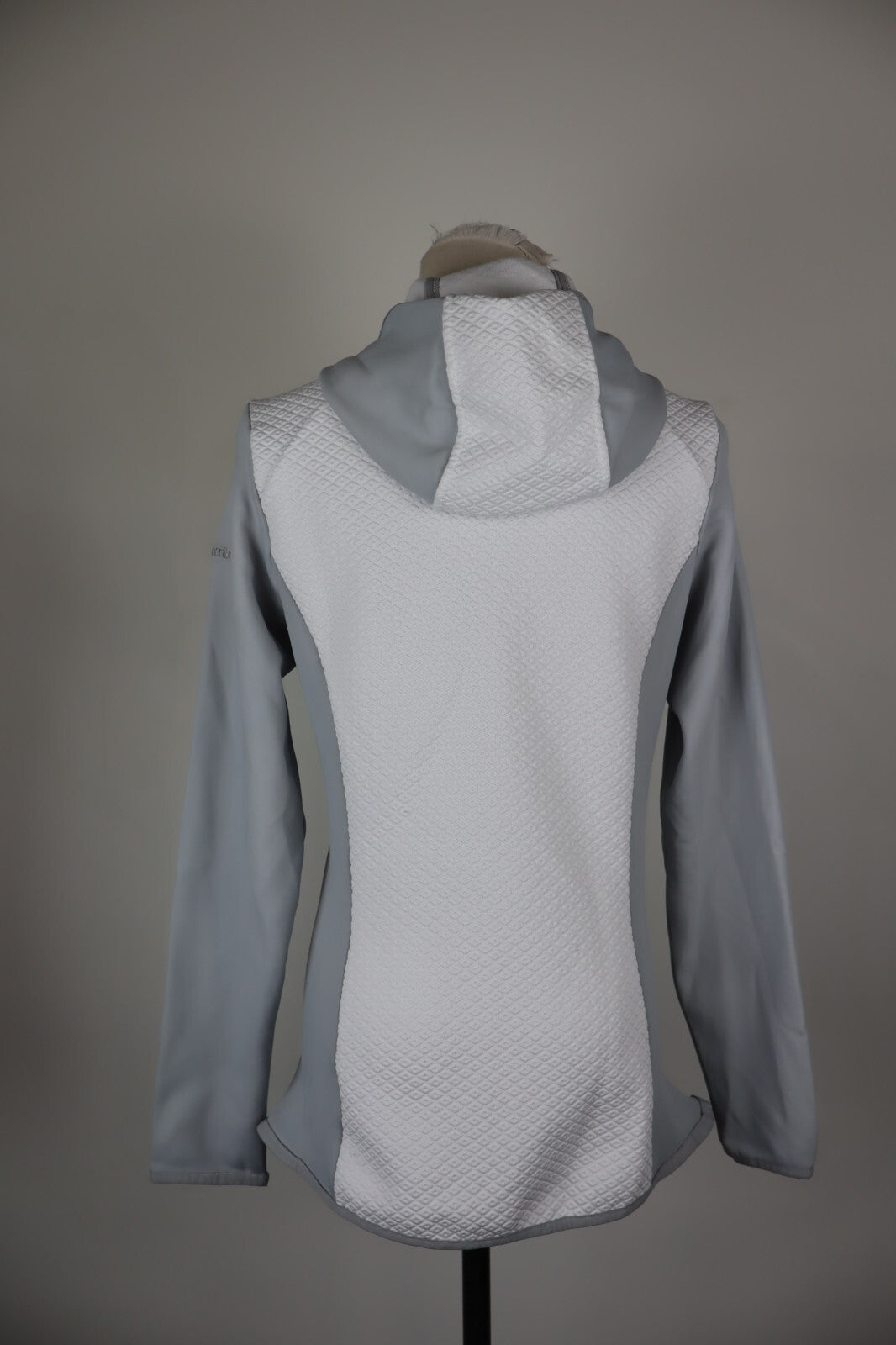 COLUMBIA FELPA CAPPUCCIO ZIP GIACCA DONNA Tg M WOMAN CASUAL VINTAGE SPORT JACKET