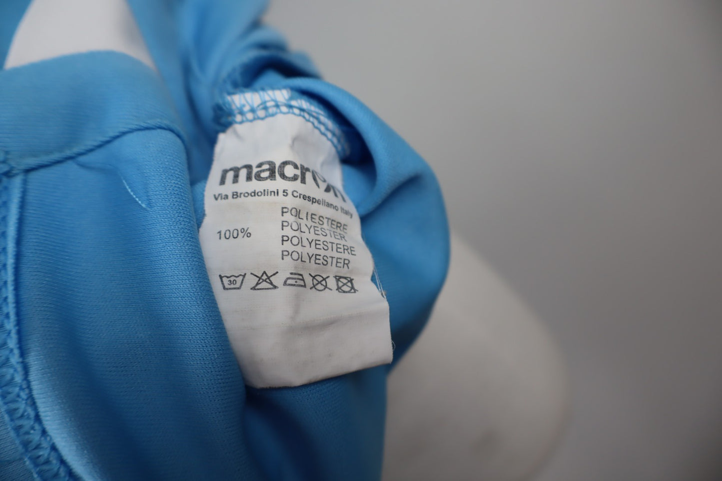 MACRON NAPOLI MAGLIA  CALCIO UOMO Tg M T-SHIRT SOCCER SPORT  MAN JERSEY 12/13