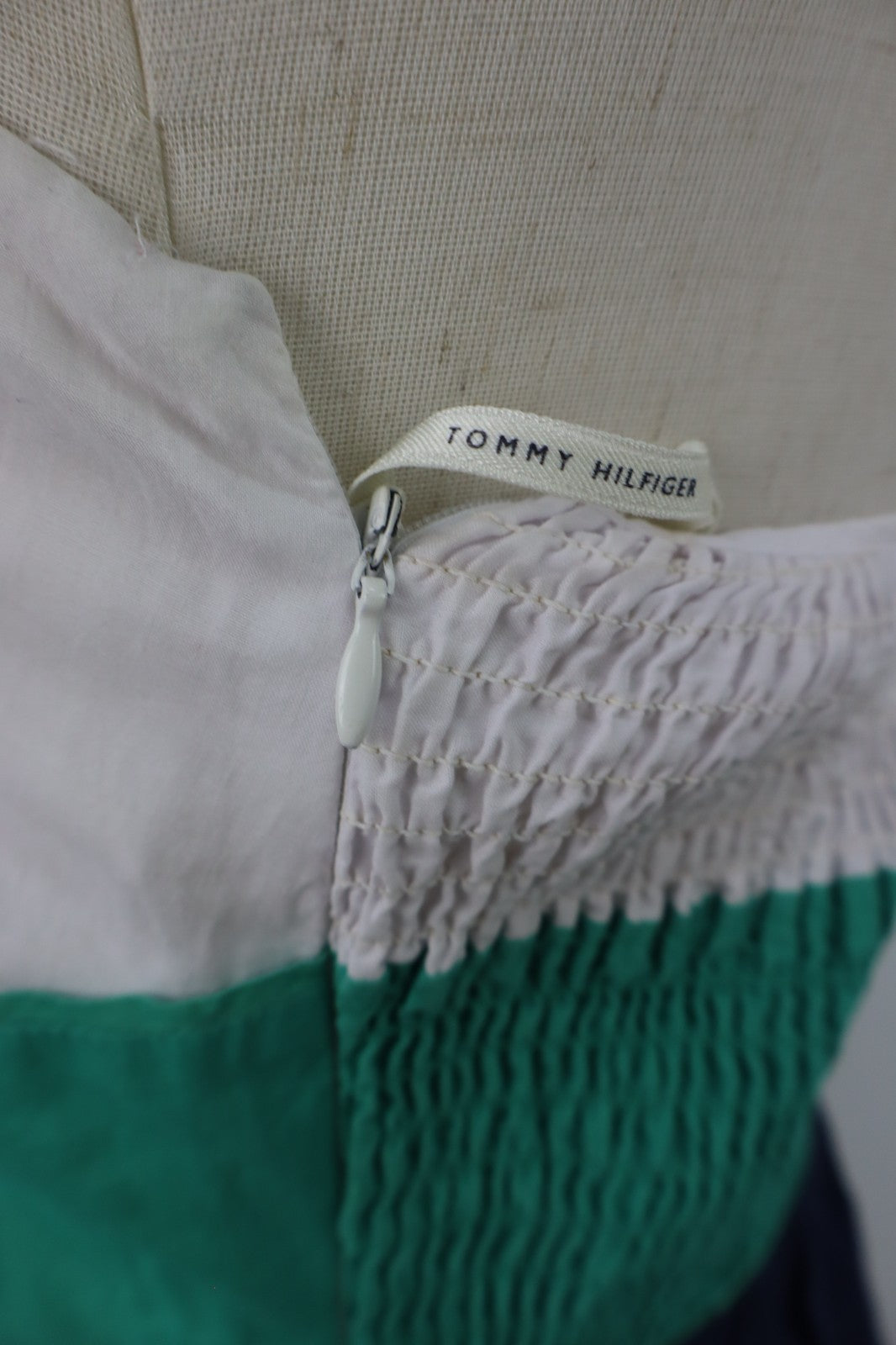 TOMMY HILFIGER VESTITO DONNA TG. 6 WOMAN CASUAL VINTAGE DRESS ABITO COTONE