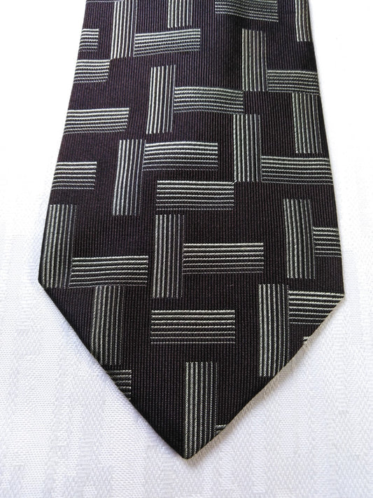 FENDI 100% SILK TIE SETA CRAVATTA NECKTIE MADE IN ITALY CLASSIC VINTAGE