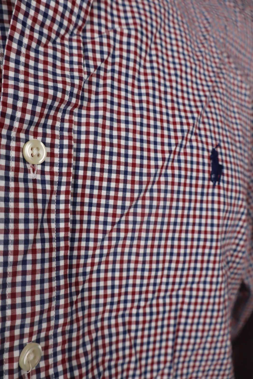 RALPH LAUREN CAMICIA UOMO TG L MAN CASUAL VINTAGE SHIRT COTONE MANICA LUNGA