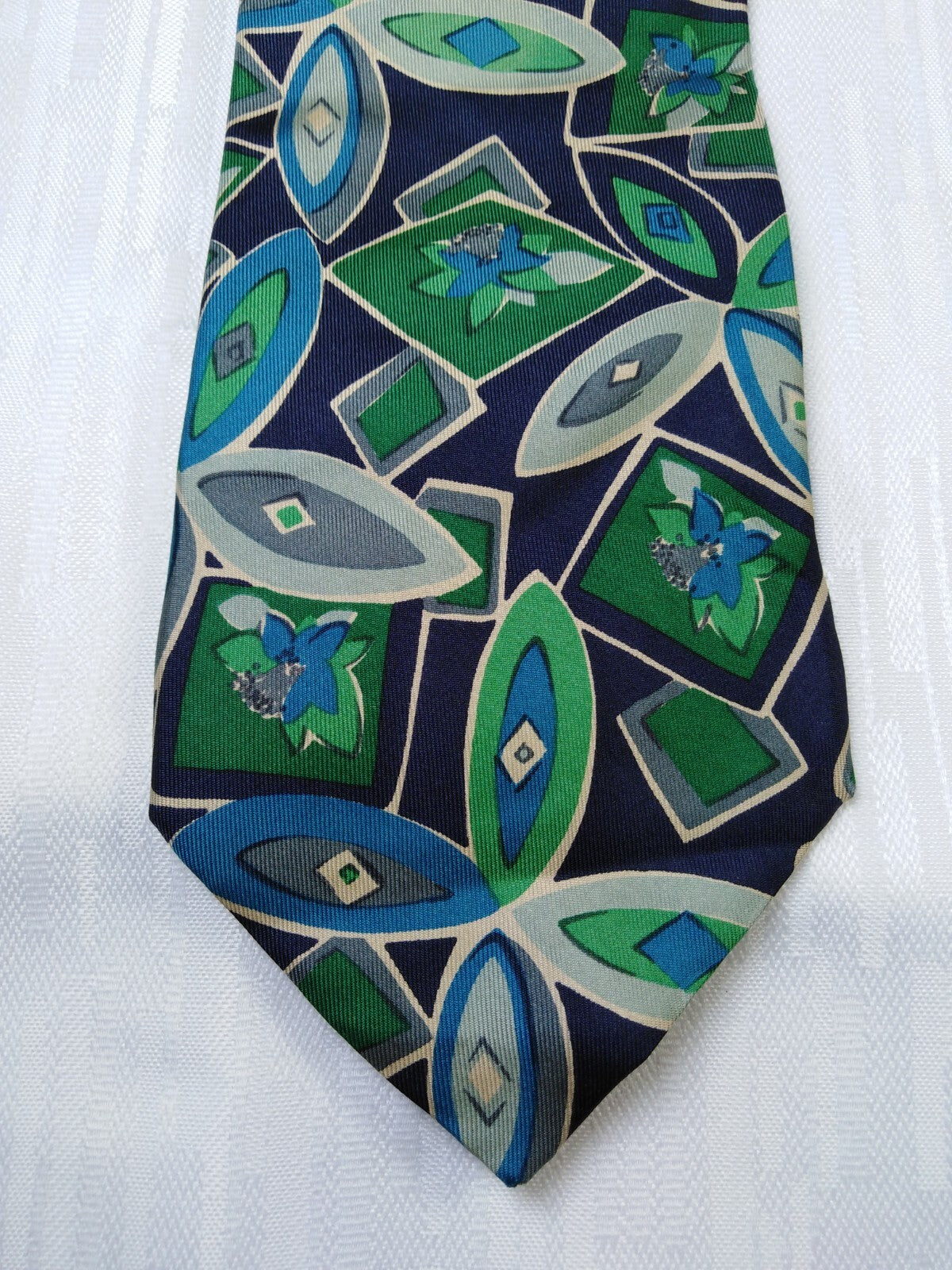 PIERRE BALMAIN 100% SETA SILK TIE CRAVATTA NECKTIE ITALY VINTAGE CLASSIC
