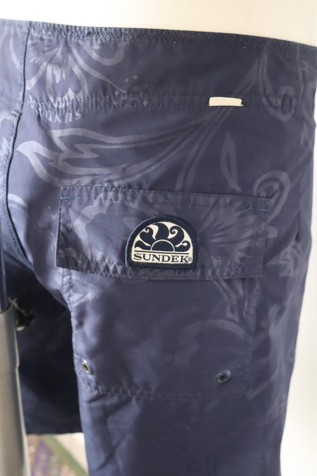 SUNDEK COSTUME PANTALONCINO MARE UOMO TG 28 MAN SWIMSUIT VINTAGE CASUAL SURF