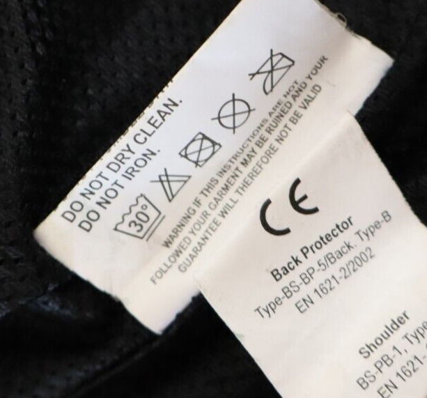 HEYBERRY SPORT GIUBBINO MOTO UOMO Tg M BIKERS MAN VINTAGE JACKET PROTEZIONI