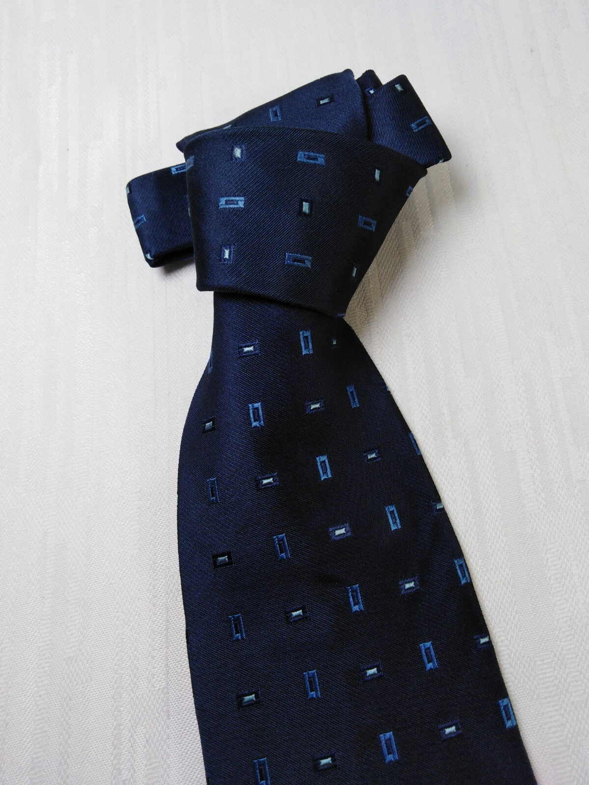 LES COPAINS 100% SETA SILK TIE CRAVATTA NECKTIE MADE ITALY VINTAGE CLASSIC